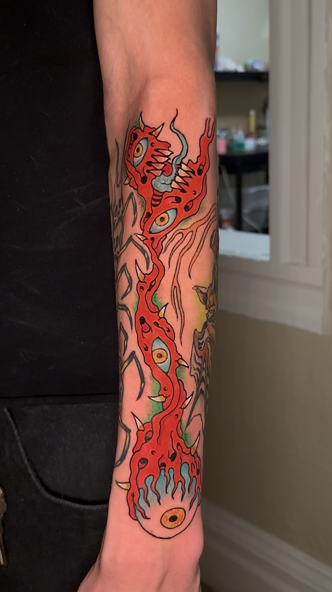 Tattoo work at Iron Maiden Tattoo