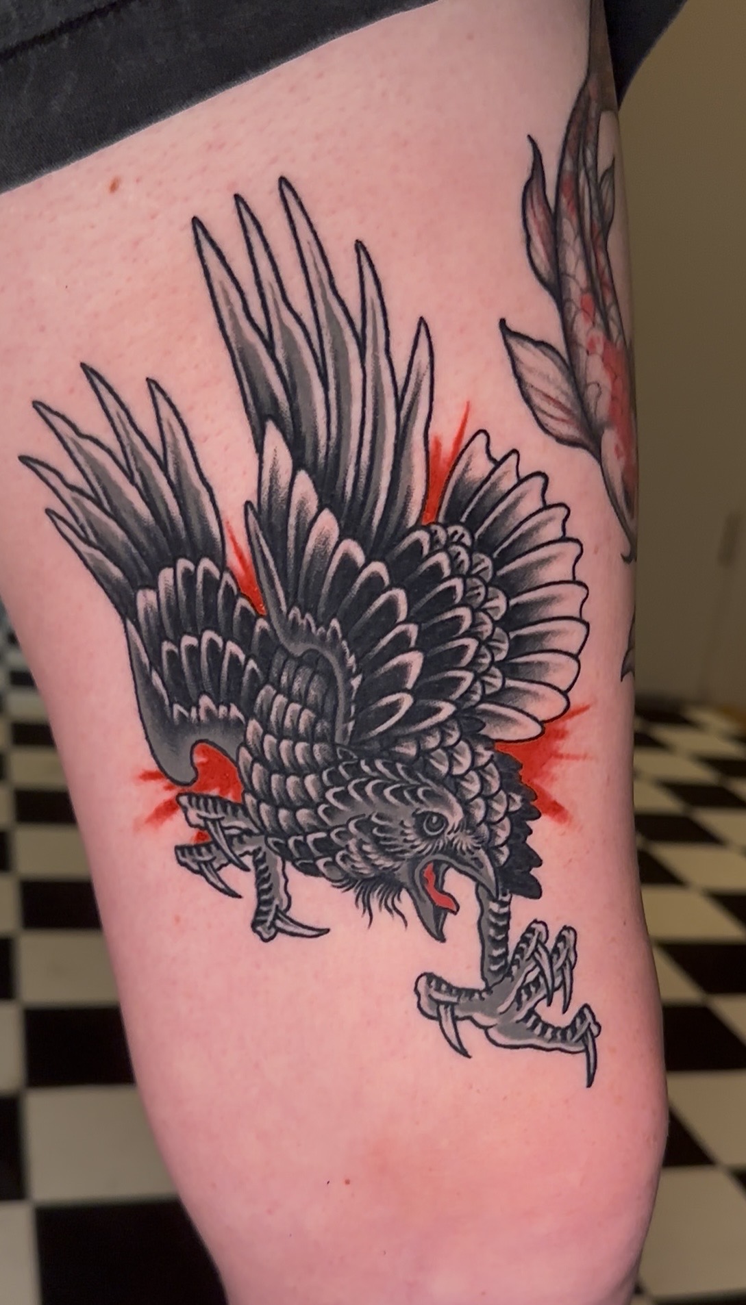 Tattoo work at Iron Maiden Tattoo