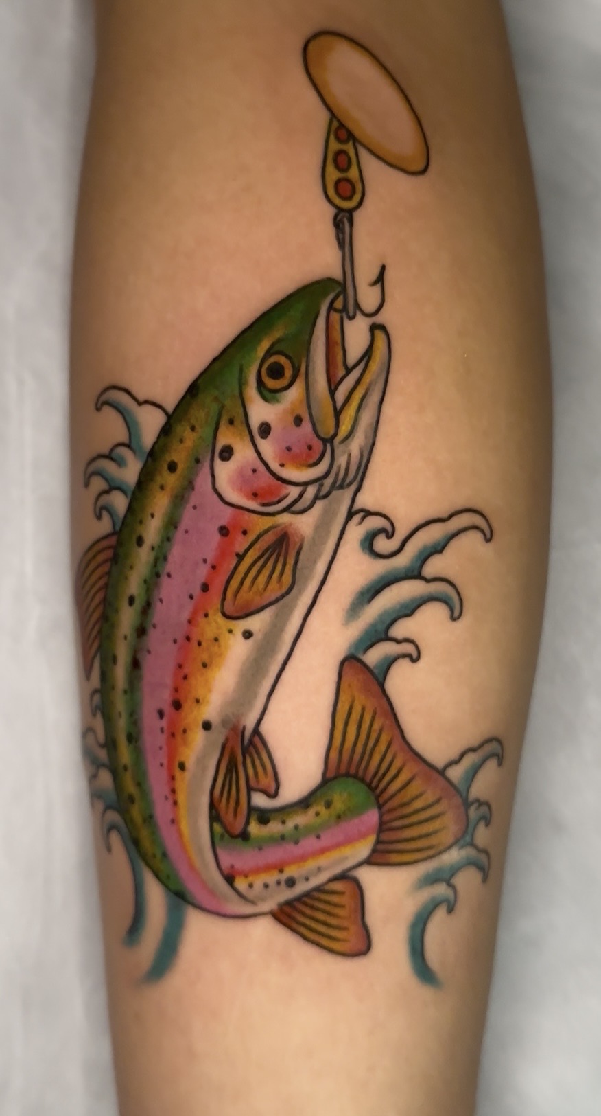 Tattoo work at Iron Maiden Tattoo